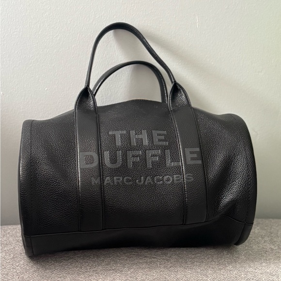 Marc Jacobs Black Duffel Bag with Sleek Design